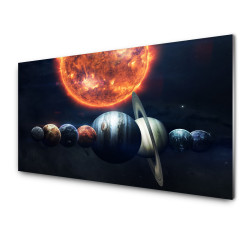 Tablou din sticla securizata printata model Space