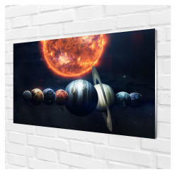 Tablou din sticla securizata printata model Space