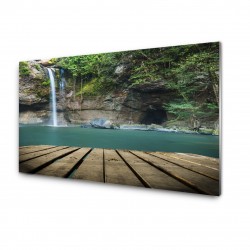 Tablou sticla Cascada in Thailanda