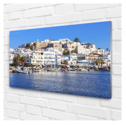 Tablou sticla port Naxos (Grecia)