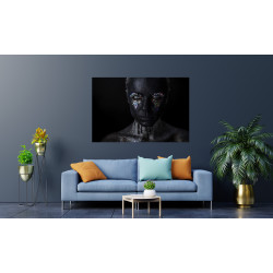 Tablou decorativ Black Woman with Makeup Tablou decorativ Black Woman with Makeup