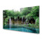 Panou decorativ din sticla securizata, living-room, decor, Cascada
