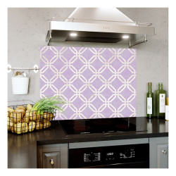 Panou bucatarie, protectie plita, aragaz, antistropire, print UV model Abstract Hexagon