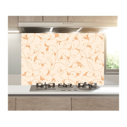 Panou bucatarie, protectie plita, aragaz, antistropire, print UV model Abstract Floral 2