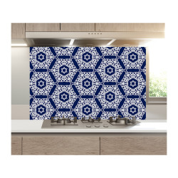 Panou bucatarie, protectie plita, aragaz, antistropire, print UV model Abstract Hexagon 2