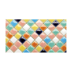 Panou bucatarie, protectie plita, aragaz, antistropire, print UV model Abstract Romb MultiColor