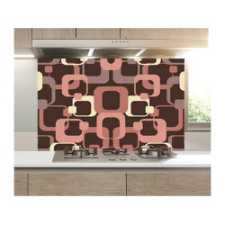 Panou bucatarie, protectie plita, aragaz, antistropire, print UV model Abstract 10A