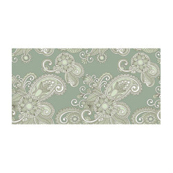 Panou bucatarie, protectie plita, aragaz, antistropire, print UV model Abstract Floral Verde