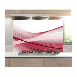Panou bucatarie, protectie plita, aragaz, antistropire, print UV model Abstract Mov 1