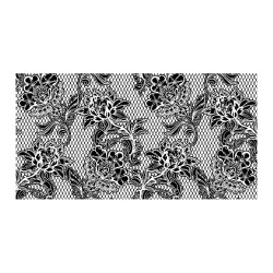 Panou bucatarie, protectie plita, aragaz, antistropire, print UV model Abstract Floral Negru