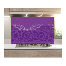Panou bucatarie, protectie plita, aragaz, antistropire, print UV model Abstract Mov 12