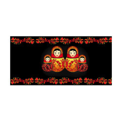 Panou bucatarie, protectie plita, aragaz, antistropire, print UV model Matrioska