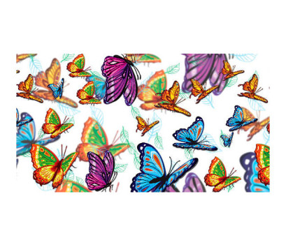 Panou bucatarie, protectie plita, aragaz, antistropire, print UV model Fluturi Colorati