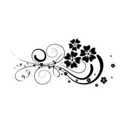 Panou bucatarie, protectie plita, aragaz, antistropire, print UV model Tatuaj Floral 2
