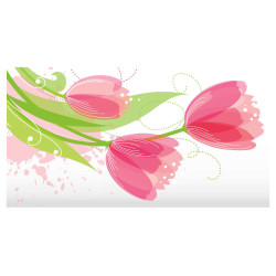 Panou bucatarie, protectie plita, aragaz, antistropire, print UV model Desen Lalele