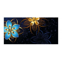 Panou bucatarie, protectie plita, aragaz, antistropire, print UV model Desen Flori 2