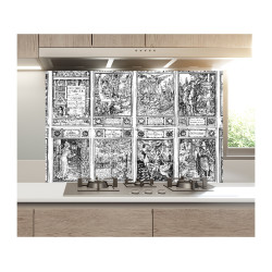 Panou bucatarie, protectie plita, aragaz, antistropire, print UV model Arhive Istorice
