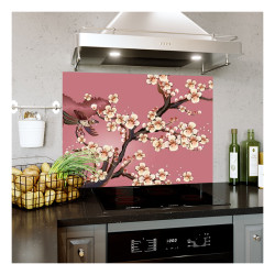 Panou bucatarie, protectie plita, aragaz, antistropire, print UV model Tapet Cires Japonez