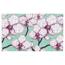 Panou bucatarie, protectie plita, aragaz, antistropire, print UV model Tapet Floral 8