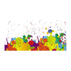Panou bucatarie, protectie plita, aragaz, antistropire, print UV model Pictura cu Stropi Color