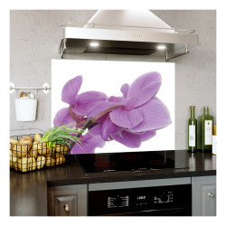 Panou bucatarie, protectie plita, aragaz, antistropire, print UV model Orhideea Cooktown