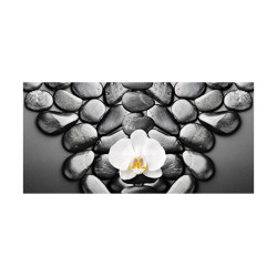 Panou bucatarie, protectie plita, aragaz, antistropire, print UV model Peisaj Orhidee Alba
