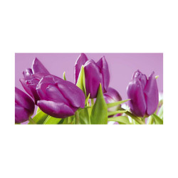 Panou bucatarie, protectie plita, aragaz, antistropire, print UV model Lalea Violet