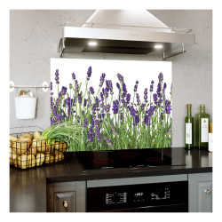 Panou bucatarie, protectie plita, aragaz, antistropire, print UV model Lavanda