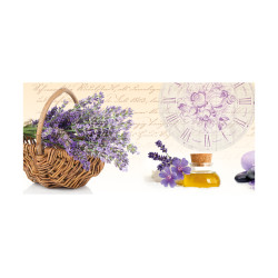 Panou bucatarie, protectie plita, aragaz, antistropire, print UV model Ghiveci de Lavanda
