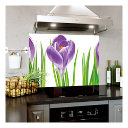 Panou bucatarie, protectie plita, aragaz, antistropire, print UV model Lalele Desenate