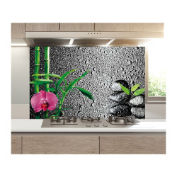 Panou bucatarie, protectie plita, aragaz, antistropire, print UV model Background Orchid