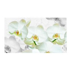 Panou bucatarie, protectie plita, aragaz, antistropire, print UV model Orhidee Alba 4