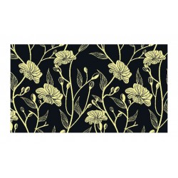 Panou bucatarie, protectie plita, aragaz, antistropire, print UV model Flori Fundal Inchis