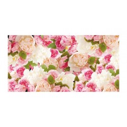 Panou bucatarie, protectie plita, aragaz, antistropire, print UV model Ornament Floral Roz