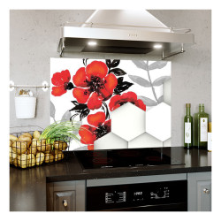 Panou bucatarie, protectie plita, aragaz, antistropire, print UV model Fundal Mac
