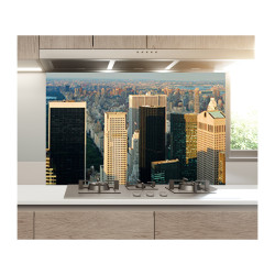 Panou bucatarie, protectie plita, aragaz, antistropire, print UV model Central Park 2