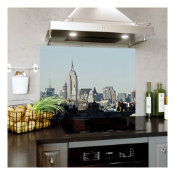 Panou bucatarie, protectie plita, aragaz, antistropire, print UV model Podul Brooklyn