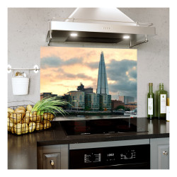 Panou bucatarie, protectie plita, aragaz, antistropire, print UV model Restaurant Aqua Shard