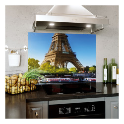 Panou bucatarie, protectie plita, aragaz, antistropire, print UV model Hintergrundbilder Eiffelturm