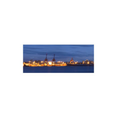 Panou bucatarie, protectie plita, aragaz, antistropire, print UV model Panorama Oras Nocturn