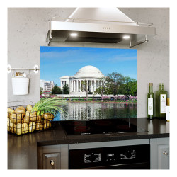 Panou bucatarie, protectie plita, aragaz, antistropire, print UV model Thomas Jefferson Memorial
