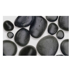 Panou bucatarie, protectie plita, aragaz, antistropire, print UV model Textura Pietre Negre