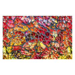 Panou bucatarie, protectie plita, aragaz, antistropire, print UV model Textura Pietre Colorate