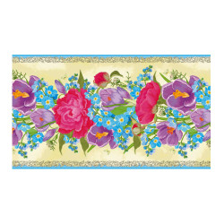 Panou bucatarie, protectie plita, aragaz, antistropire, print UV model Tapet Floral Color