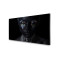 Panou antistropire pentru bucatarie, sticla securizata, model Face Black One