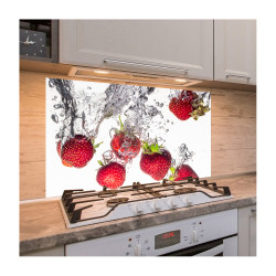 Panou antistropi bucatarie, sticla securizata, model 6 Caspuni