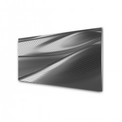 Panou antistropi bucatarie, sticla securizata, model Abstract Catifea Alb-Neagra