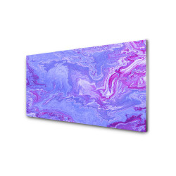Panou antistropire pentru bucatarie, sticla securizata, model Pictura Abstract Mov