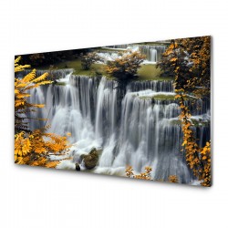 Panou antistropire pentru bucatarie, sticla securizata, model Cascada 2