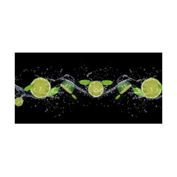 Panou bucatarie, protectie plita, aragaz, antistropire, print UV model Lime Verde